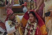 মাথা ঢাকা লাল লজ্জাবস্ত্রে, দিলীপ ঘোষ রাঙিয়ে দিলেন নববধূর সিঁথি, কী দিয়ে হল সিঁদুর দান