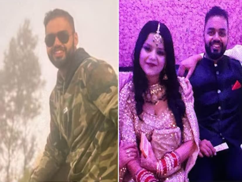 জম্মু ও কাশ্মীরের পহেলগাঁওতে সন্ত্রাসী হানায় যাঁরা প্রাণ দিয়েছেন, তাঁদের মধ্যে রয়েছেন দেশের এক বীর জওয়ান। নাম তাঁর বিনয় নারওয়াল। তাঁর স্ত্রীর নাম হিমাংশি। সন্ত্রাসী হানার মাত্র ৬ দিন আগে তাঁদের বিয়ে হয়েছে, বিয়ের প্রীতিভোজ অনুষ্ঠিত হয়েছে ২ দিন আগে। সম্প্রতি তাঁরা ছিলেন কাশ্মীরে। সেখানেই সন্ত্রাসবাদীর গুলিতে বিনয়ের মৃত্যু হয়েছে। (Photo: Social Media)