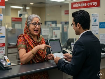 ব্যাঙ্কে ঢুকে মহিলা বললেন, 'টাকা তুলব'! চেক দিলেন ক্যাশিয়ারের হাতে, তারপর? এ কী লেখা? ব্যাঙ্কে ঢুকে মহিলা বললেন, 'টাকা তুলব'! চেক দিলেন ক্যাশিয়ারের হাতে, তারপর? এ কী লেখা?