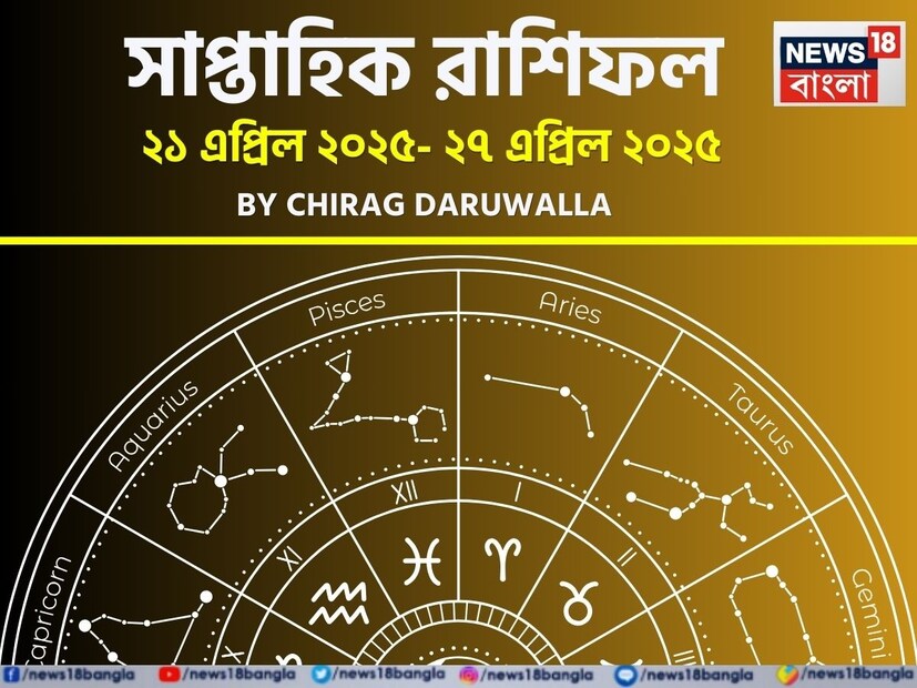 গণনা তাঁর অভ্রান্ত, সাধারণ নাগরিক থেকে শুরু করে তারকা, সবার ভরসার জায়গা তিনি। এবার নিউজ18 বাংলার জন্য কলম ধরলেন প্রখ্যাত দূরদর্শী জ্যোতিষী চিরাগ দারুওয়ালা, দেখে নেওয়া যাক রাশি মিলিয়ে চলতি সপ্তাহে কার ভাগ্য সম্পর্কে কী বলছেন তিনি।