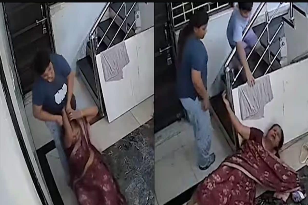 Woman thrashes Husband Mother in Law: স্বামী- শাশুড়িকে নির্মম মার, খুনের হুমকি! শ্বশুরবাড়িতে তরুণীর তাণ্ডব, ভাইরাল সিসিটিভি ফুটেজ