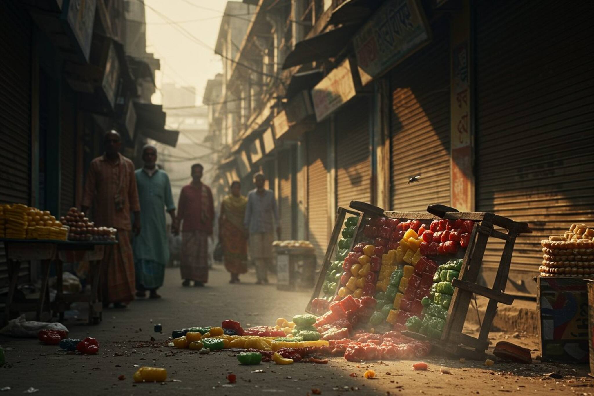 বচসা থামাতে এসে ধারালো অস্ত্রের কোপ! দোকানের সামনে  লুটিয়ে পড়লেন মিষ্টি ব্যবসায়ী!