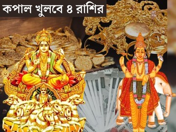 সূর্য-বৃহস্পতি, ২৪ ঘণ্টায় জোড়া মহাগোচর! কপাল খুলবে ৪ রাশির, হাতে কুবেরের ধন