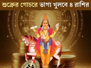 শুক্রের গোচরে ভাগ‍্য খুলবে ৪ রাশির! মে মাসেই লাফিয়ে লাফিয়ে বাড়বে ব‍্যাঙ্ক ব‍্যালেন্স