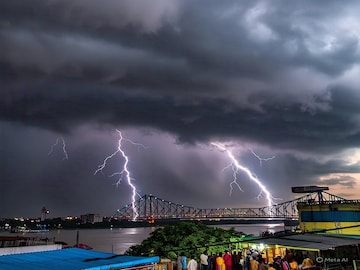 সোমবার রাতের বৃষ্টিতেই সব শেষ! মুর্শিদাবাদে বাজ পড়ে মৃত ১