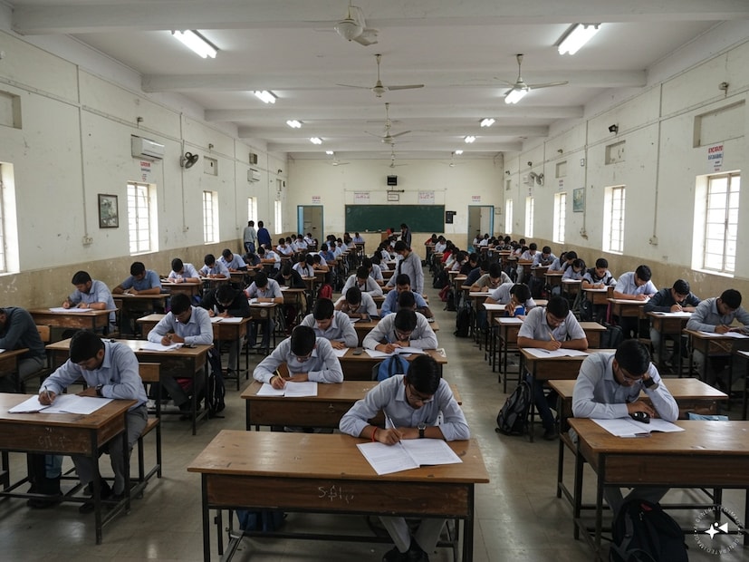 জনপ্রিয় সাবরেডিট JEE NEETards-এ শেয়ার করা তাদের হোয়াটসঅ্যাপ চ্যাটের স্ক্রিনশটটি ভাইরাল হয়েছে, যা ১০০০-এরও বেশি লাইক পেয়েছে। (Image Courtesy-- AI)