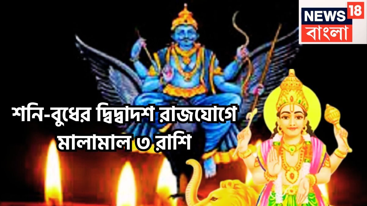 আগামী ৪৮ ঘণ্টায় শনি-বুধের শক্তির মিলন! দ্বিদ্বাদশ রাজযোগে ৩ রাশির মাথায় রাজার মুকুট