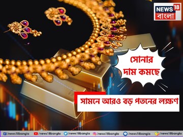 সোনার দাম কমছে, সামনে আরও বড় পতনের লক্ষণ, এসেছে বড় খবর