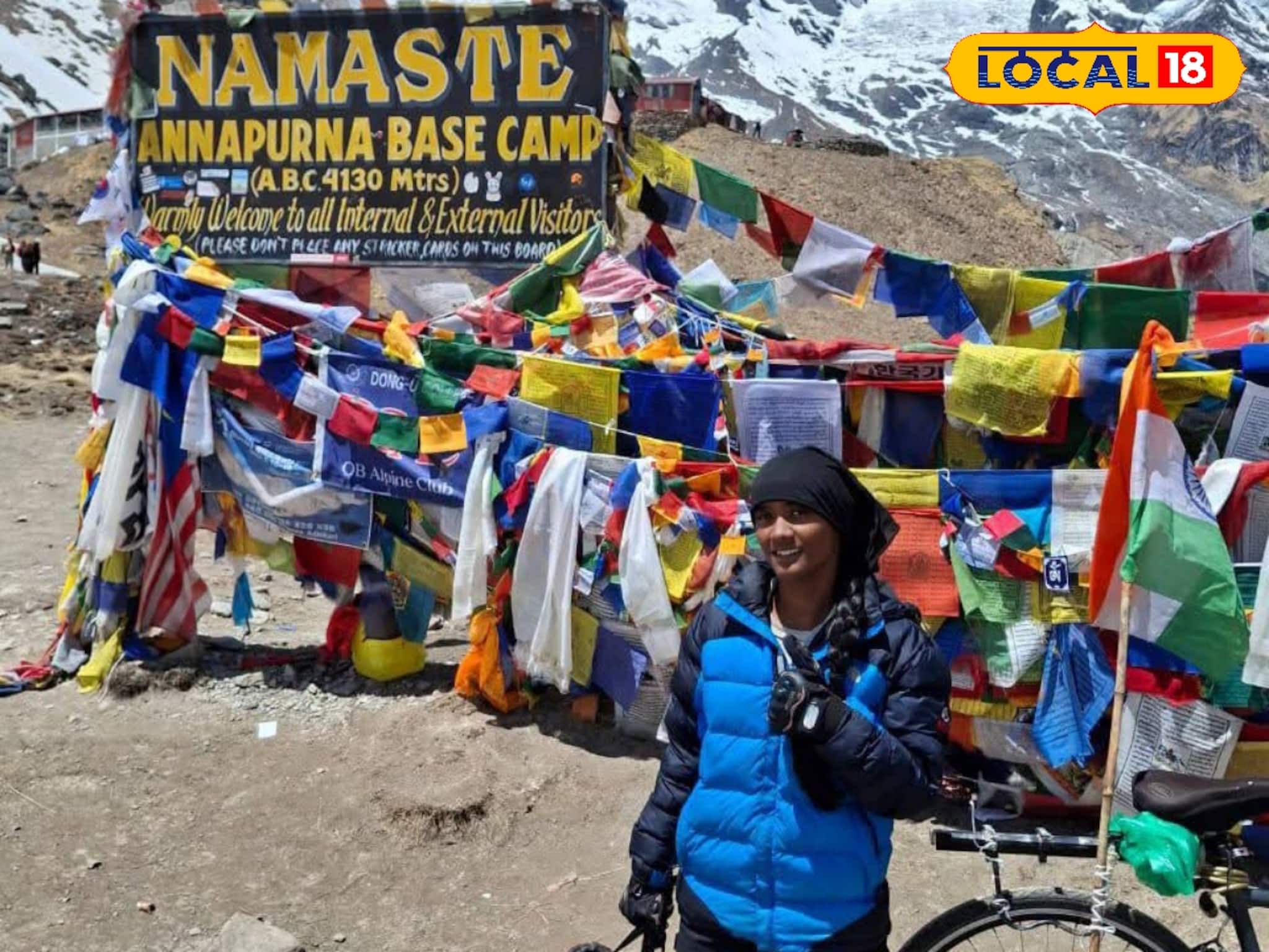 অভাব পেরিয়ে পাহাড় পাড়ি! সাইকেল চালিয়ে অন্নপূর্ণা পর্বতের বেসক্যাম্প জয় ১৭ বছরের কিশোরীর