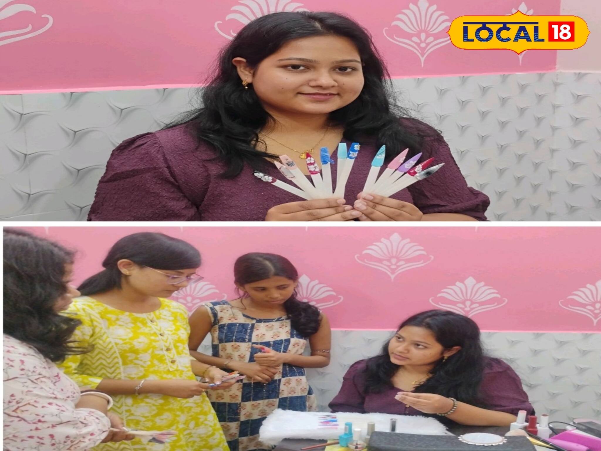 নখে হাত বুলিয়েই রোজগার! এই কলেজ ছাত্রীর তাক লাগানো পেশা দেখাচ্ছে ইনকামের নতুন রাস্তা