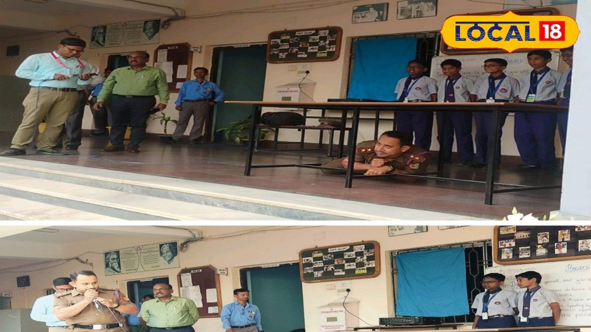 যুদ্ধের আবহে নাগরিক সুরক্ষায় বিশেষ মহড়া! কী কী প্রশিক্ষণ দেওয়া হল পড়ুয়াদের?