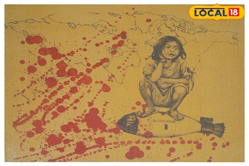 লিথোগ্রাফিতে ফুটে উঠল 'অপারেশন সিন্দুর'! ভারত পাক যুদ্ধ পরিস্থিতি শিল্পীর চোখে