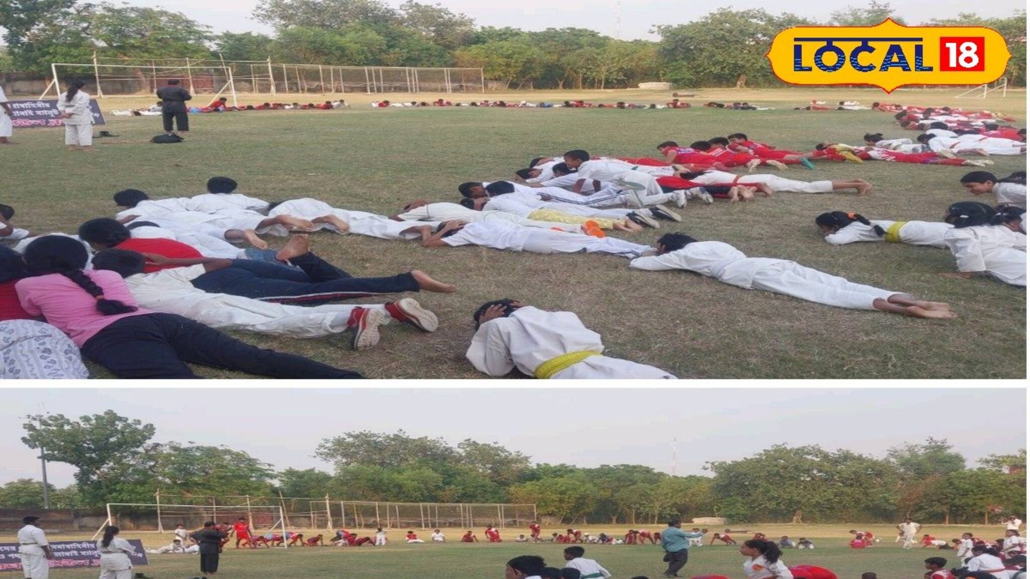 ফুটবল, ক্রিকেট ও ক্যারাটে প্রশিক্ষণরতদের নিয়ে মক ড্রিল বালুরঘাটে!