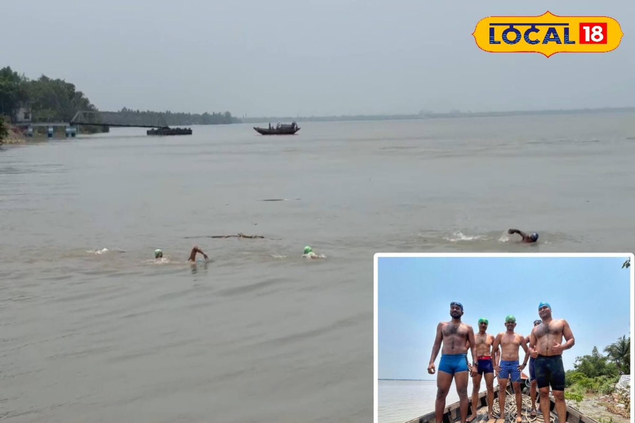 প্রথাগত শিক্ষা নেই, সাঁতরে নদী পেরিয়ে সবাইকে অবাক করে দিলেন এই ব্যক্তি