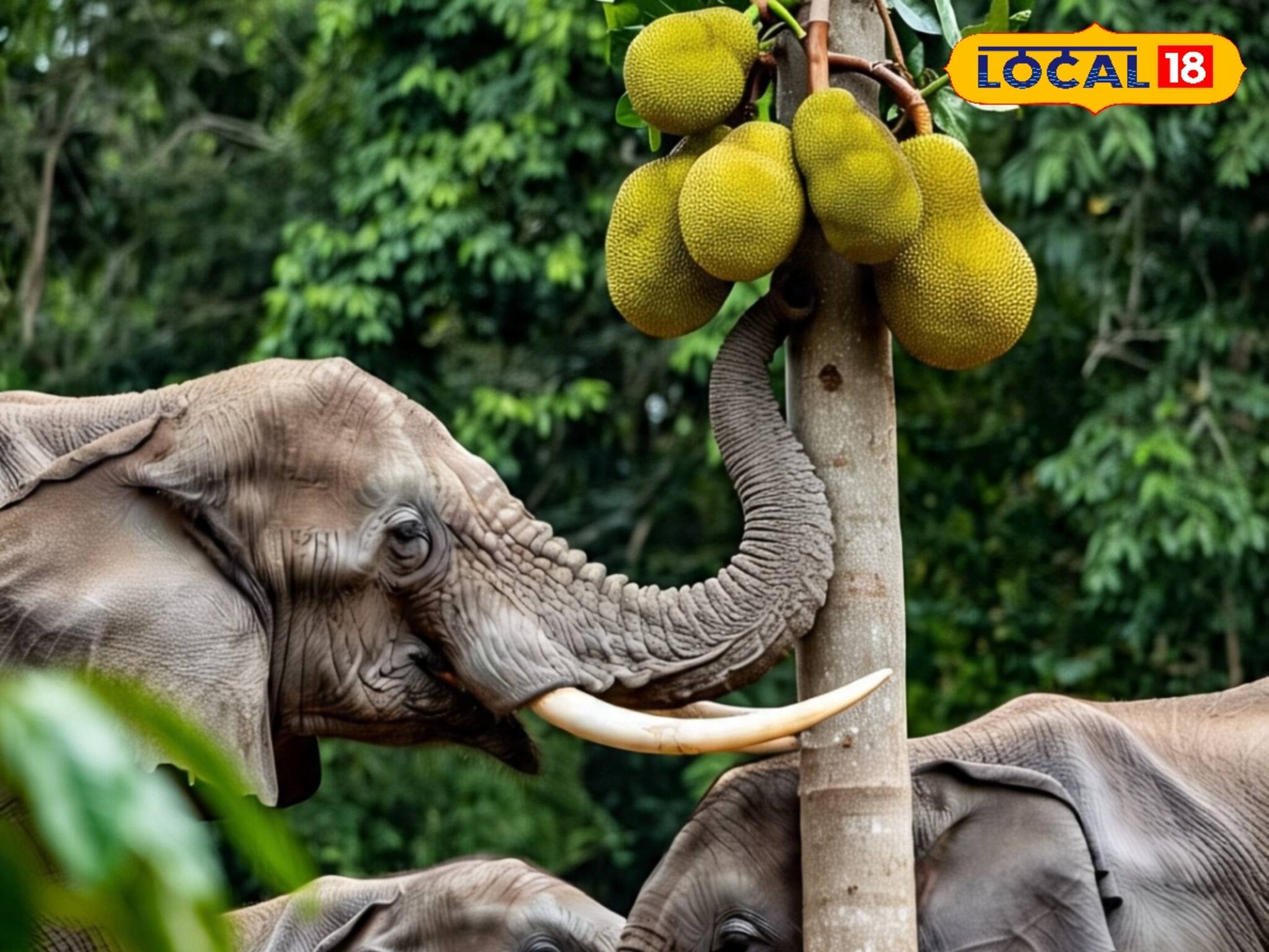 কাঁঠালের লোভে বন দফতরে দাঁতাল! ‘ব্রেকফাস্ট’ সেরে কী করল জানেন?