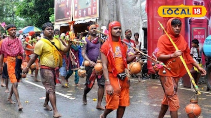 তারকেশ্বর জল যাত্রীদের ছবি