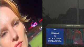 আতঙ্ক ছুঁয়ে গেল ধরমশালায়- Photo Courtesy- X Account Video grab