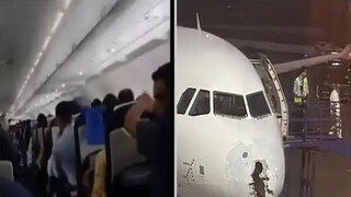 দুর্যোগের কবলে পড়ে ক্ষতিগ্রস্ত হয় শ্রীনগরগামী বিমান৷ দুর্যোগের কবলে পড়ে ক্ষতিগ্রস্ত হয় শ্রীনগরগামী বিমান৷