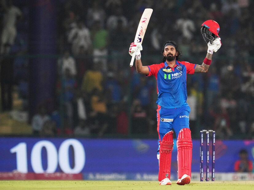 আইপিএলে সেঞ্চুরি করে নতুন ইতিহাস তৈরি করেছেন কেএল রাহুল। রবিবার গুজরাত টাইটান্সের বিপক্ষে ৬৫ বলে ১১২ রানের ইনিংস খেলেন কেএল রাহুল। একইসঙ্গে গড়েছেন ৫টি বড় রেকর্ড।  (Photo Courtesy- AP)