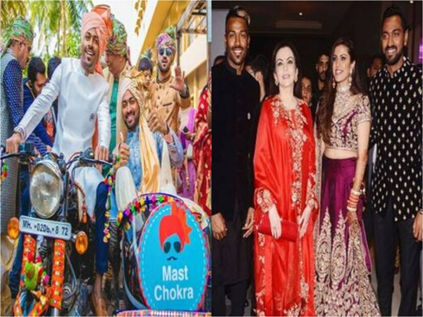 বিয়ের দিনও চমক দিয়েছিলেন ক্রুণাল পান্ডিয়া। বুলেট বাইকে করে বিয়ে করতে পৌছেছিলেন ক্রুণাল। বাইকটি চালাচ্ছিলেন হার্দিক পান্ডিয়া। আর বাইকের সঙ্গে যুক্ত অন্য একটি সিটে বসেছিলেন ক্রুণাল।