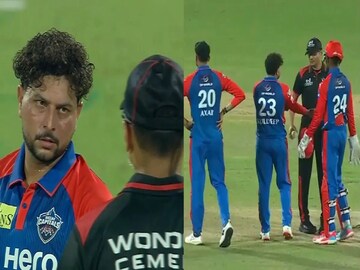 আউট কেন দিলেন না সরাসরি আম্পায়রকে প্রশ্ন তুলে দিলেন কুলদীপ যাদব- Photo Courtesy- X Account/ Video Grab