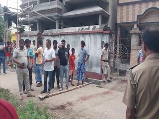 মেমারিতে এই বাড়িতেই থাকতেন খুন হওয়া দম্পতি৷ 