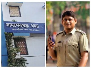 সাসপেন্ড সমশেরগঞ্জ থানার ওসি শিবপ্রসাদ ঘোষ৷ 