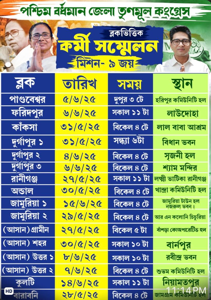 * বেশ কয়েকটি জেলায় শুরু হচ্ছে কর্মীসভা