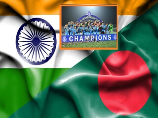 অনুর্ধ্ব ১৯ SAFF চ্যাম্পিয়নশিপ ফাইনালে বাংলাদেশকে দুরমুশ করে হারিয়ে ভারত চ্যাম্পিয়নশিপ ট্রফি ধরে রাখল