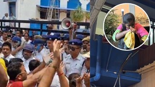 আচমকা উপর থেকে ঝাঁপ মহিলার, ফের ধুন্ধুমার কাণ্ড বিকাশ ভবনে! ‘পুলিশকে গো ব‍্যাক’ স্লোগান