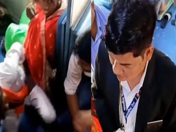 'কোথায়? কোথায় টিকিট...?' রোগা চেহারার লোকটার দিকে এগিয়ে গেল কালো কোট পরা TTE, তারপরেই..! 'কোথায়? কোথায় টিকিট...?' রোগা চেহারার লোকটার দিকে এগিয়ে গেল কালো কোট পরা TTE, তারপরেই..!