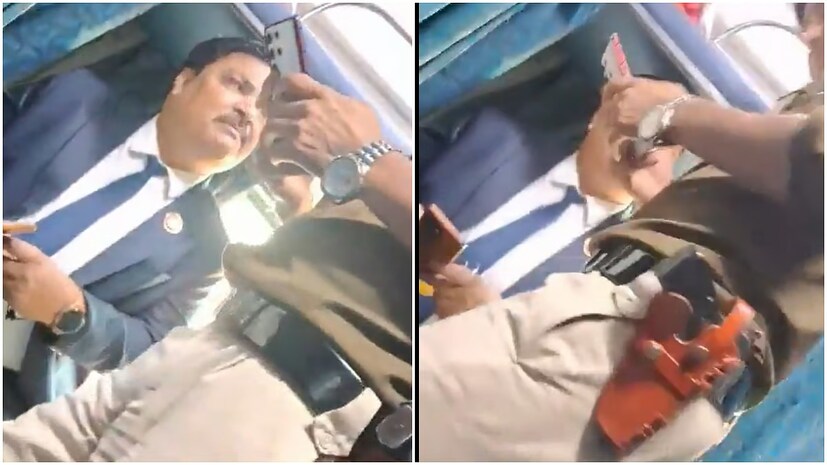 এখানেই শেষ নয়। টিকিট না থাকা নিয়ে কোনোরকম লজ্জার বালাই নেই তাঁদের। উপরন্তু টিটিই যখন কনস্টেবলের স্ত্রীর টিকিট চান, তখন তিনি টিটিইর সঙ্গে রীতিমতো তর্ক শুরু করে দেন। স্বামীর পুলিশ ইউনিফর্মের গরম দেখিয়ে পাল্টা ঝগড়া করতে শুরু করে দেন ওই মহিলা।