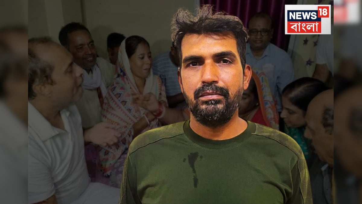 BSF Purnam Sahu Returns home: বিএসএফ কনস্টেবল পূর্ণম সাউয়ের বাড়ি ফেরা: রিষড়ায় খুশির জোয়ার bsf-constable-purnam-sau-finally-returns-home-after pahelgam attack family-overjoyed with food luchi mangso sweets see what is going on in his rishra home