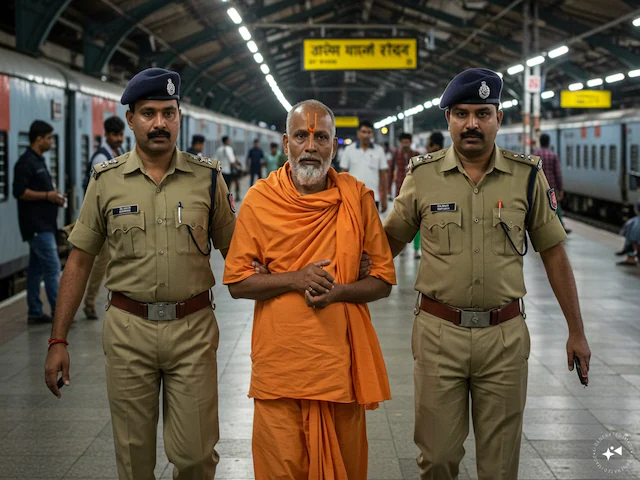সাধুবাবা সাফ বলে দেন, &quot;আমি সাধু। আমাদের টিকিট কিনতে হয় না...।&quot; শুনে তাজ্জব হয়ে যান জিআরপি। চোখ কপালে ওঠে টিকিট পরীক্ষকের। এ কী বলছেন এই সাধুবাবা? AI Generated Representative Image