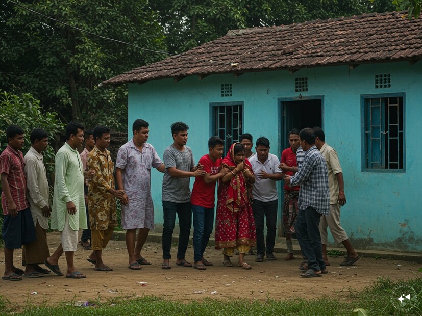 শেষমেশ কনের পক্ষের লোকজন গিয়ে বরের বাড়ি থেকে তাকে ধরে আনে। বসে গ্রামীণ পঞ্চায়েত। উপস্থিত স্থানীয় সরপঞ্চ রামনারেশ যাদব। এখানেই সামনে আসে চাঞ্চল্যকর সত্য। 