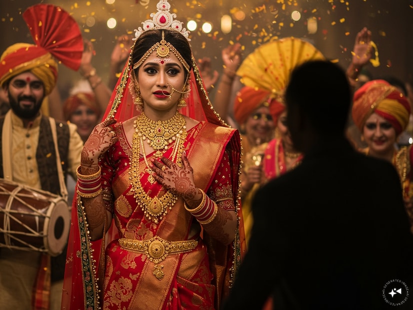 সব ঠিকঠাকই চলছিল—আলোর ঝলকানি, গানের তালে নাচ, হাতে মেহেন্দির রং, আর মুখে নতুন জীবনের স্বপ্ন। কনে যেন আলোয় জ্বলজ্বল করছিল সবার মাঝে। কিন্তু কে জানত, আনন্দের এই উৎসব মুহূর্তে পরিণত হবে এক বিভীষিকায়? সব ঠিকঠাকই চলছিল—আলোর ঝলকানি, গানের তালে নাচ, হাতে মেহেন্দির রং, আর মুখে নতুন জীবনের স্বপ্ন। কনে যেন আলোয় জ্বলজ্বল করছিল সবার মাঝে। কিন্তু কে জানত, আনন্দের এই উৎসব মুহূর্তে পরিণত হবে এক বিভীষিকায়?