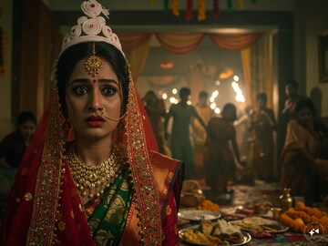 বিয়ের রাতে বরের অপেক্ষায় নববধূ, হঠাৎ ঘর ছেড়ে বেরিয়ে দৌড়! মাকে ফোন করে বললেন, 'আমার স্বামী.