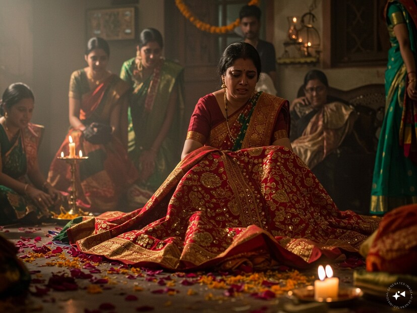 নূরপুর পিনোনি গ্রামের বাসিন্দা দিনেশ পাল সিংহের কন্যা দীক্ষার বয়স মাত্র ২০। তাঁর বিয়ে ঠিক হয়েছিল মোরাদাবাদের এক যুবকের সঙ্গে। সোমবার আসার কথা ছিল বরযাত্রার। রবিবার ছিল মেহেন্দি অনুষ্ঠান। কনে দীক্ষা আনন্দে নেচে উঠেছিল আত্মীয়স্বজনদের সঙ্গে। ছবি তোলা, সাজগোজে মাতোয়ারা ছিল সে। কিন্তু রাত প্রায় ১.৩০টা নাগাদ হঠাৎ পেটব্যথা অনুভব করে সে। তখন চুপচাপ শৌচালয়ে যায় দীক্ষা।