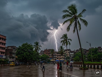 ঝেঁপে আসছে...! বজ্রবিদ্যুৎ-সহ কাঁপানো বৃষ্টি, ঝড়-তুফানের তাণ্ডব, ঝড়-জলে ভাসবে কি বাংলা? ঝেঁপে আসছে...! বজ্রবিদ্যুৎ-সহ কাঁপানো বৃষ্টি, ঝড়-তুফানের তাণ্ডব, ঝড়-জলে ভাসবে কি বাংলা?