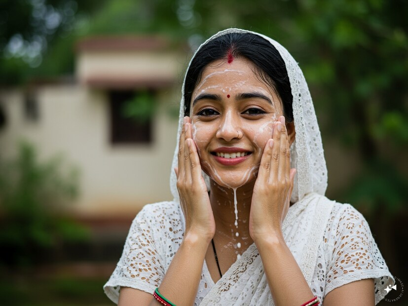 এই উপকারী উপাদান হল কাঁচা দুধ। প্রাচীনকাল থেকেই সৌন্দর্যচর্চায় কাঁচা দুধ ব্যবহার হয়ে আসছে। এটি শুধু ত্বককে ট্যানমুক্ত রাখে না, বরং ত্বকের উজ্জ্বলতা ধরে রাখে, ময়শ্চারাইজ করে এবং বলিরেখার মতো বয়সের ছাপও কমায়।