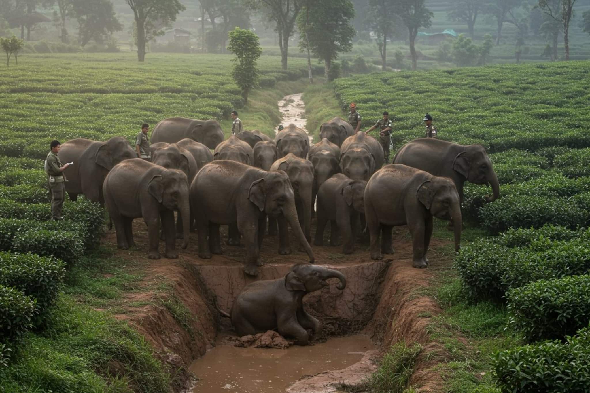 বাগানের নালায় ওটা কে পড়ে আছে? সামনে এগিয়ে গেল কয়েকজন! দেখা গেল...মালবাজারের বস্তি তোলপাড়