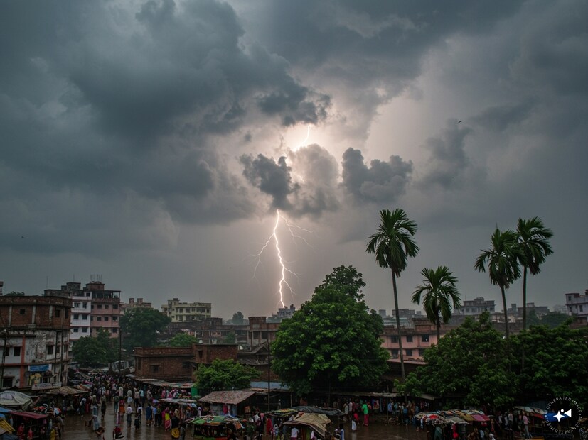 দক্ষিণবঙ্গের হাওড়া, হুগলি, উত্তর ও দক্ষিণ ২৪ পরগনা, পূর্ব ও পশ্চিম মেদিনীপুর, পুরুলিয়া, বাঁকুড়া ও বীরভূম—এই জেলাগুলিতেও আগামী কয়েকদিন বজ্রবিদ্যুৎ-সহ ঝড় ও বৃষ্টি হতে পারে। কোথাও কোথাও ঘণ্টায় ৪০-৫০ কিলোমিটার বেগে দমকা হাওয়া বয়ে যেতে পারে বলেও সতর্ক করেছে আবহাওয়া দফতর।