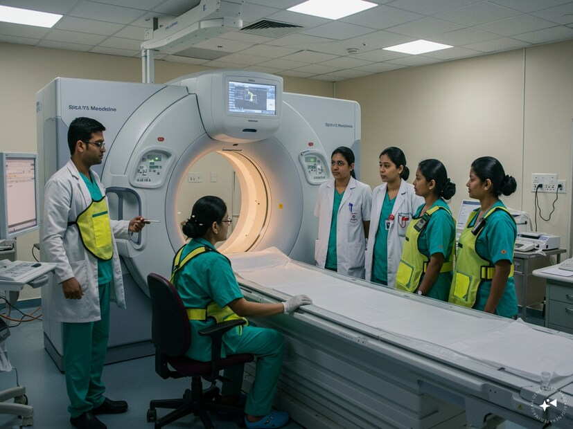 এই কোর্স কেন ইউনিক: নিউক্লিয়ার মেডিসিন একটি অত্যাধুনিক ক্ষেত্র যেখানে চিকিৎসা ও ইমেজিং একসাথে চলে। ভারতে বিশেষজ্ঞের সংখ্যা কম।অবধি সময়: ৩-৪ বছর কর্মজগৎ: হাসপাতালে, ক্যানসার সেন্টারে নিউক্লিয়ার মেডিসিন টেকনোলজিস্ট বেতন: ৪০,০০০–৮০,০০০ টাকা/মাস গবেষণা: রেডিওফার্মাসিউটিক্যালস বা নিউক্লিয়ার ইমেজিং নিয়ে গবেষণা ভর্তি হয়: AIIMS দিল্লি, PGIMER চণ্ডীগড়, টাটা মেমোরিয়াল হাসপাতাল মুম্বই যোগ্যতা: ১২ শ্রেণি (PCB), ৬০% নম্বর, প্রবেশিকা বাধ্যতামূলক 
