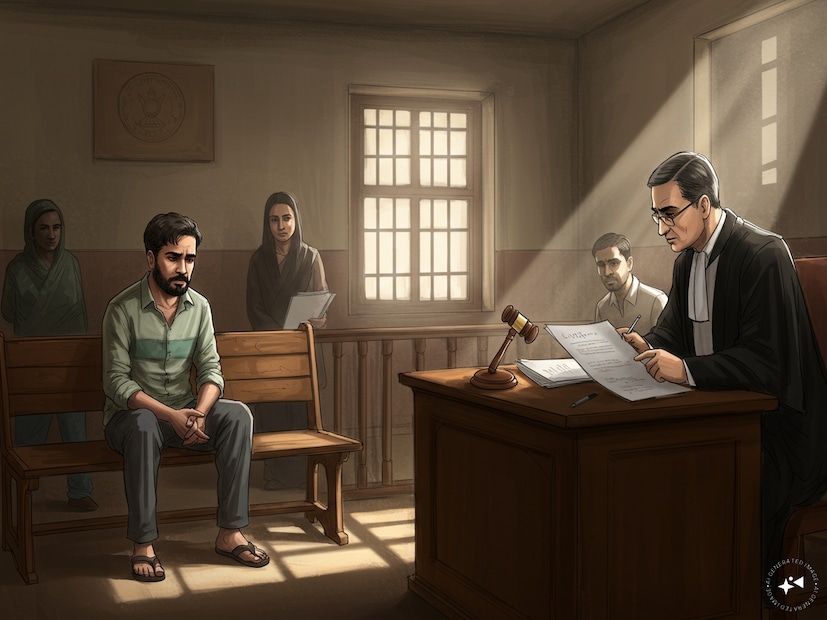শাহজাদের বিরুদ্ধে লখনউয়ের এটিএস থানায় ভারতীয় ন্যায় সংহিতার ১৪৮ এবং ১৫২ ধারায় মামলা দায়ের করা হয়েছে। অভিযুক্তকে ম্যাজিস্ট্রেটের সামনে হাজির করা হয়েছে এবং পরবর্তী আইনি প্রক্রিয়া চলছে। AIGenerated image