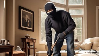 ২০ মিনিটেই বাড়িতে ডাকাতি Image: AI