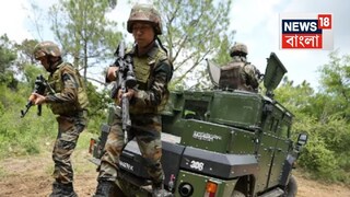 Soldiers arrive for a mock drill in an armored vehicle in Jammu’s Nowshera. (IMAGE: AP PHOTO) Soldiers arrive for a mock drill in an armored vehicle in Jammu’s Nowshera. (IMAGE: AP PHOTO)