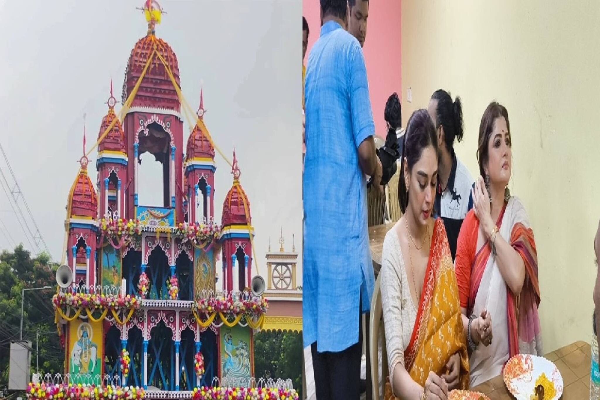 Srabanti Chatterjee: টলিউডের হিরোইন, মাহেশের রথে এসে পাত পেড়ে খেলেন জগন্নাথ দেবের প্রসাদ, খেয়ে যা বললেন...