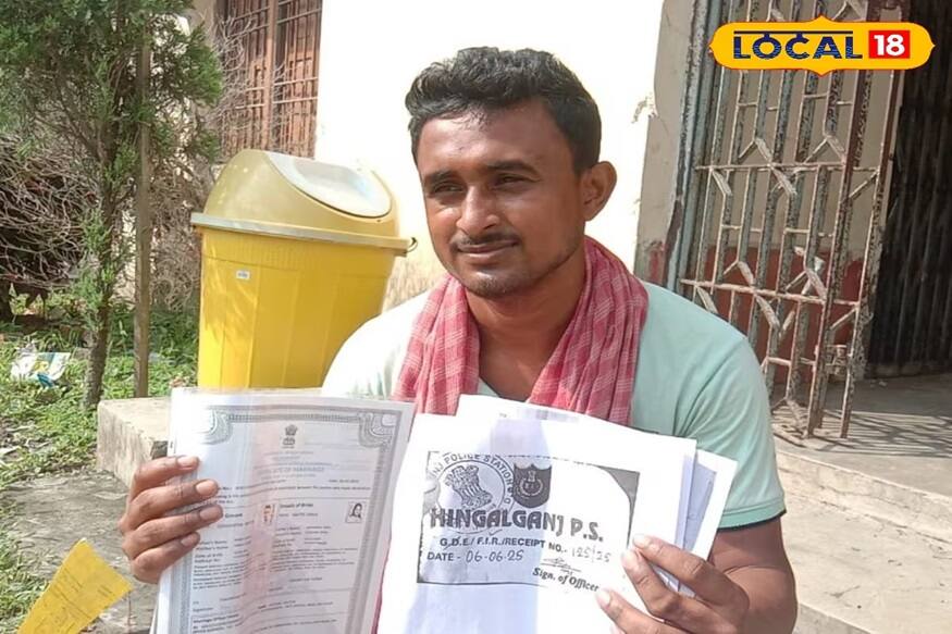 স্ত্রীকে ফিরে পেতে স্বামী ধরনায় 