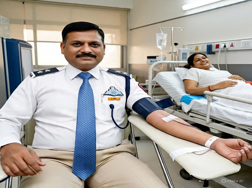 'O' পজেটিভ রক্ত খোঁজ করতে শুরু করলেই জানা যায় কান্দি থানার আইসি মৃনাল সিনহার রক্তের সঙ্গে মিল আছে। তাই আমরা আইসি মৃনাল সিনহা কে জানানো হলে তিনি ডিউটি শেষ করেই কর্মরত অবস্থায় পুলিশের পোশাক পড়েই রক্ত দিলেন। Photo- Representative Photo- Representative Input- Kaushik Adhikary