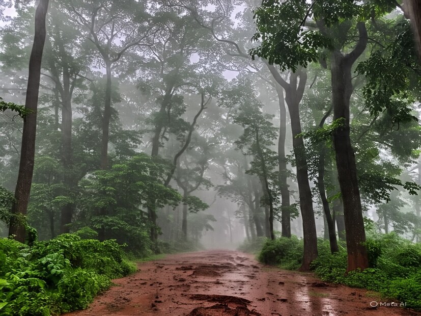 সোমবার ভারী বৃষ্টির সতর্কতা বীরভূম মুর্শিদাবাদ জেলায়। এই দুই দিন সব জেলাতেই ৩০ থেকে ৪০ কিলোমিটার গতিবেগে দমকা ঝোড়ো হাওয়া বইবে। Photo- Representative (Meta AI)